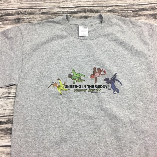 Vintage Phish Band Sharing In The Groove Summer Tour Medium Gray 03 Rare T-Shirt - Bild 2 von 6