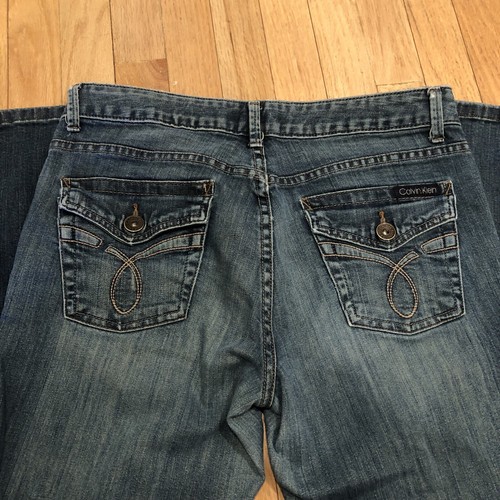 Calvin Klein Blue Jeans Straight Women's Size 10 - Picture 7 of 10