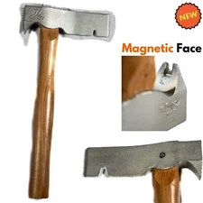 Magnetic Faced Roofing Hatchet Hammer for Installing Roofing Nails & Felt Caps