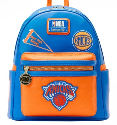 Loungefly New York Knicks Basketball Patches Mini Blue And