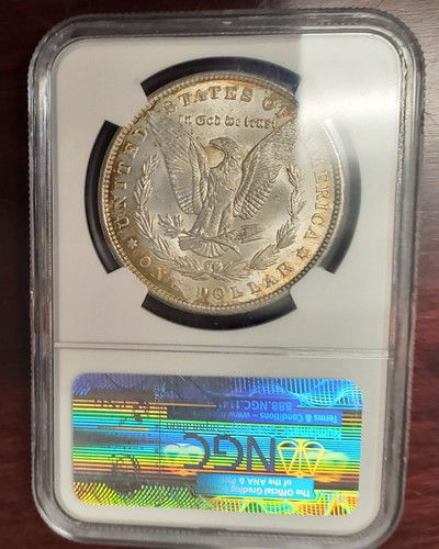 Dólar de plata Morgan 1900 NGC MS63 con tonificación - Philadelphia Mint - Imagen 4 de 5