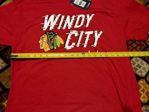 Chicago Blackhawks Windy City T-Shirt Herren Large Neu mit Etikett - Bild 3 von 6