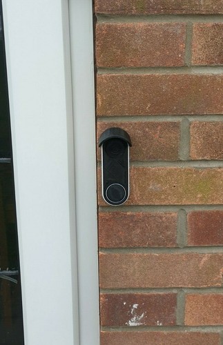 Nest Türklingel (Akku) SONNENSCHUTZ Visier Haube Abdeckung Video Wifi Überwachungskamera  - Bild 9 von 14