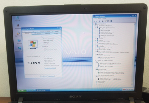 Retro Gaming Sony T5500 2GB/120GB nVidia GeForce Go7400 Windows XP Media Center - Bild 3 von 9