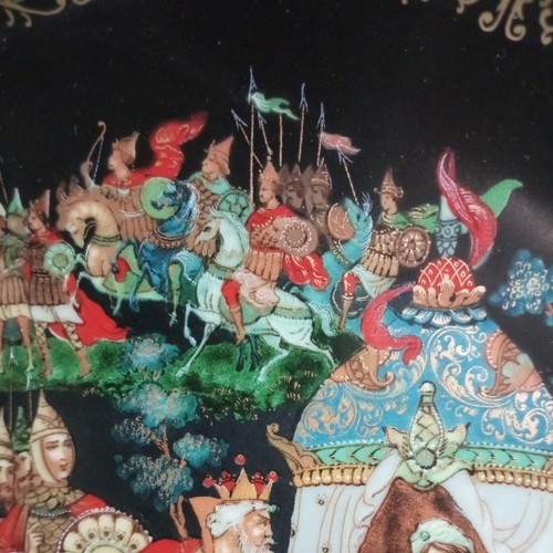 Vintage Russian Legends/Fairy Tales 'The Golden Cockerel' Collectors Plate/Certs - Picture 6 of 13