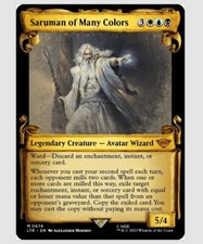 Saruman of Many Colors (Showcase Scrolls) Lord of the Rings 0674 Non-Foil NM