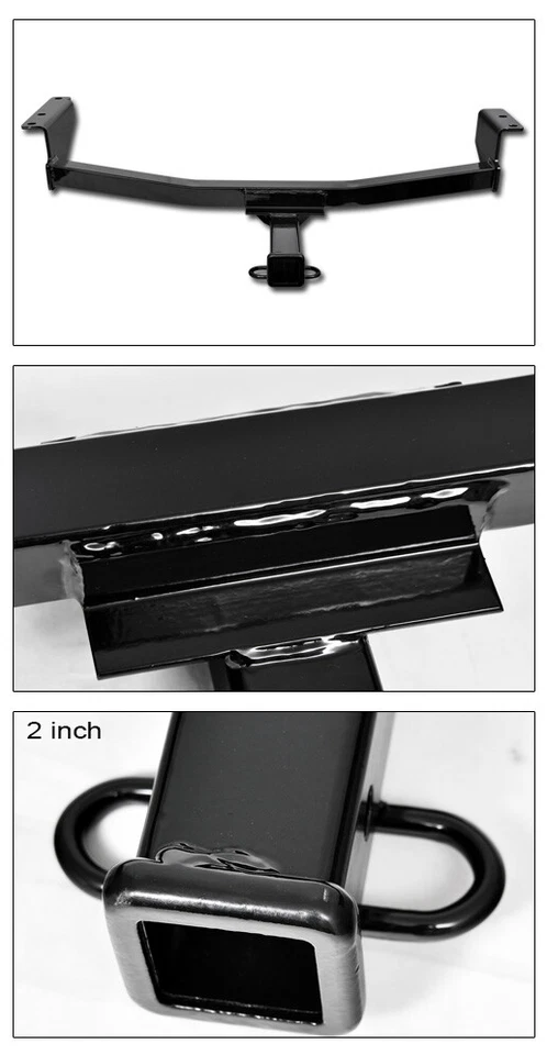 Topline For 2008-2020 Nissan Rogue Class 3 Trailer Hitch Tow Receiver 2" - Black Foto 3 de 3