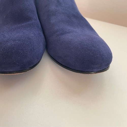 Opening Ceremony Charley Blue Suede Skip on Flats Shoes 38 8 - Picture 3 of 7