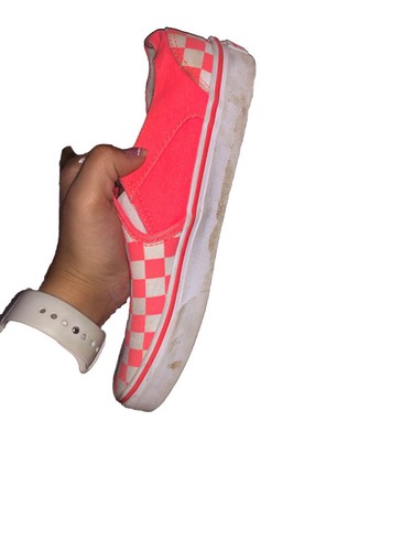 orange and white checkered vans - Picture 9 of 10