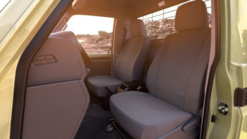 16+ Genuine Toyota Land Cruiser 70 GXL Single Cab Front Canvas Seat Covers Set - Picture 3 of 3
