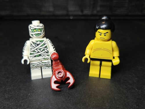 LEGO Mumie & Sumo Wrestler NICHT MEHR IM VERKAUF Serie 3 SELTENE Minifiguren