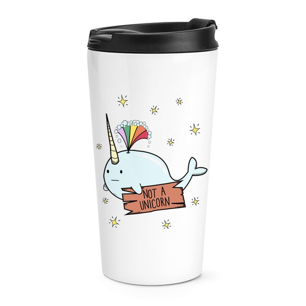 Narwal Not A Einhorn Reise Becher Tasse Magischer Lustig Thermo Becher Scherz-image