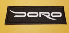 Embroidered Doro Heavy Metal Band Patch approx. 2.5 x 3.5"