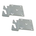 2 Pcs Universal Wood Bed Headboard Brackets Silvery Adjustable Bed Rail Hook ...