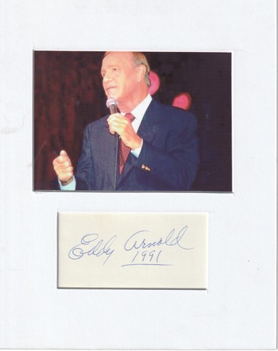 Eddy Arnold signiert mattiert mit Bilderrahmen Größe 8x10 Echtheitszertifikat MR24 Auswahl 3 - Bild 5 von 5