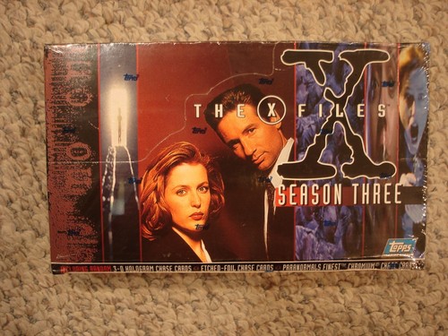 The X Files Temporada Tres Tarjetas Coleccionables Caja de Cera Nuevo y Sellado Topps 1996