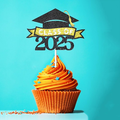 Class of 2025 Graduation Cake Topper - Congrats Grad Decoration for Girls - Picture 6 of 7