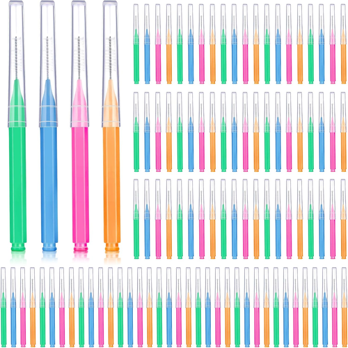 100 Pack Interdental Brushes for Braces - Dental Toothpicks for Cleaning - Picture 11 of 12