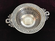Schale Korb 800er Silber top Teil hochwertige Handarbeit