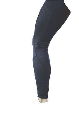 Lululemon Fit Physique High Waist Long Black Mesh Legging, Size
