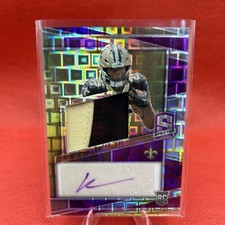 2023 Spectra Kendre Miller RPA PANDORA 03/30 PURPLE NEON Saints RC