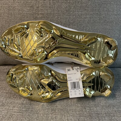Adidas Adizero Afterburner 7 Mens Baseball Cleats Gold/White