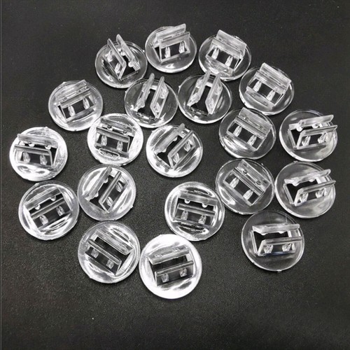 10x Soporte de clip para tarjetas de plástico transparente accesorio fijo para tarjetas de juego de mesa de papel de 2 mm - Imagen 7 de 12