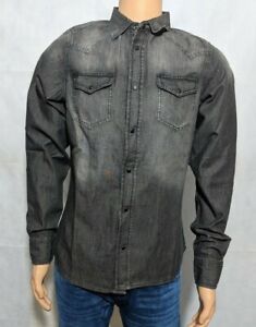 diesel mens denim shirt