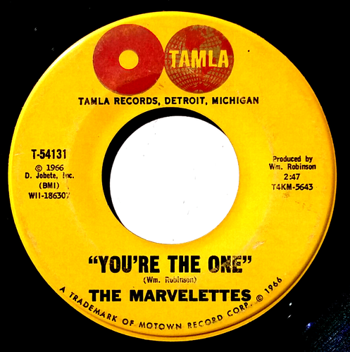 THE MARVELETTES - Paper Boy / Youre the One - Vinyl 45rpm 1965 Tamla T-5431 Soul - Imagen 4 de 4