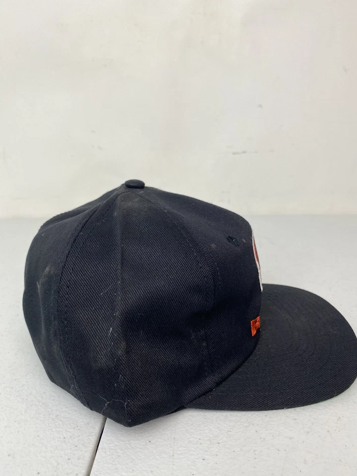 Vintage 80’s Starter NFL Cincinnati Bengals 2-Bar Helmet Snapback Hat Cap Black - Image 3 of 4