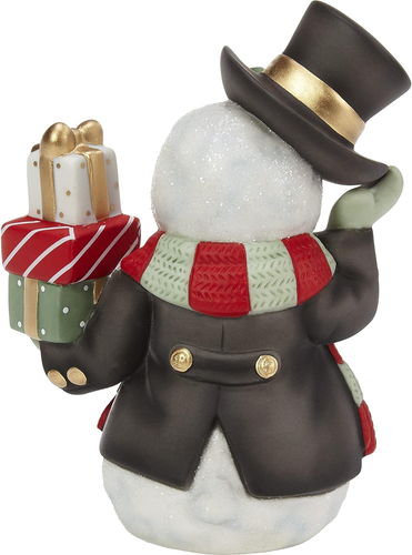 Wrapped up in Holiday Cheer Annual Snowman Figurine 211017 , White - Bild 2 von 4