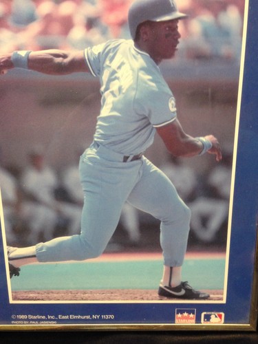 BASEBALL BO JACKSON KANSAS CITY ROYALS FRAMED PHOTO 10" 1989 - Picture 3 of 6