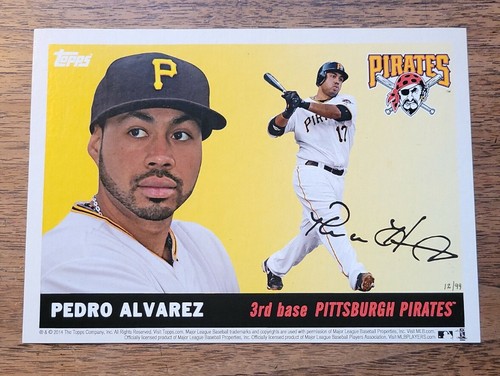 2014 Topps Pirates 5x7 Jumbo 5 Card Team Set /99 Cole McCutchen Marte - Picture 6 of 9