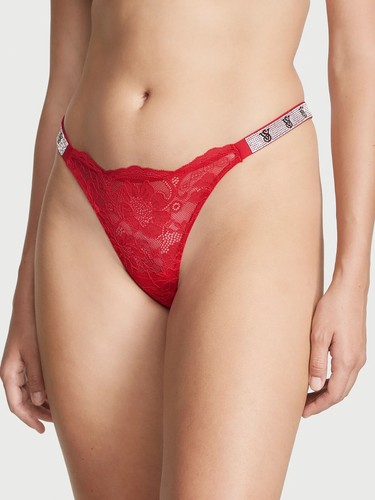 VICTORIA'S SECRET SHINE STRAP RHINESTONE BRAZILIAN THONG PANTY XS S M L XL NWT - Picture 51 of 71