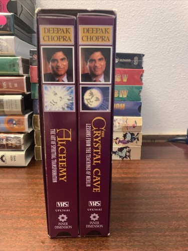 Deepak Chopra - Alchemy & The Crystal Cave (VHS, 1996) Inner Dimension, UPX78011 - Picture 4 of 14