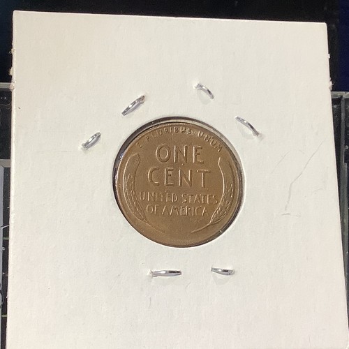 1956 Lincoln Wheat Cent Error Worm Bow Tie Scarce rare - Picture 5 of 5