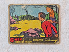 1936 Gum G-Men & Heroes of The Law #39 Kidnapped Courage -  VG - Vintage