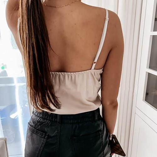 Women Fashion Sexy Vest Sleeveless Loose Camisole Casual Tank Tops Blouse - Picture 9 of 29