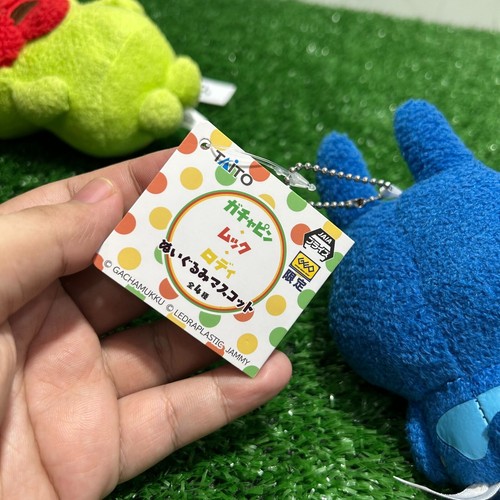 Gachapin Mook Gachapin Mukku X Rody Plush 5" TAG Keychain Stuffed Toy Doll Japan - Picture 10 of 19