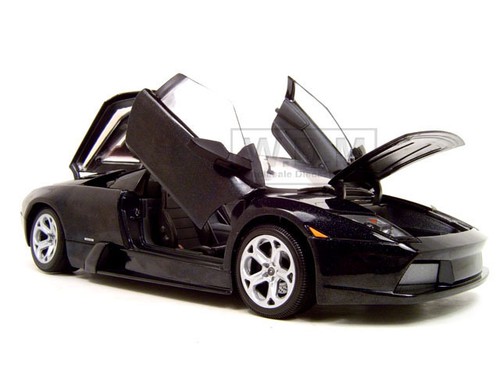 LAMBORGHINI MURCIELAGO ROADSTER SCHWARZ 1:18 MODELLAUTO VON MOTORMAX 73169 - Bild 3 von 6