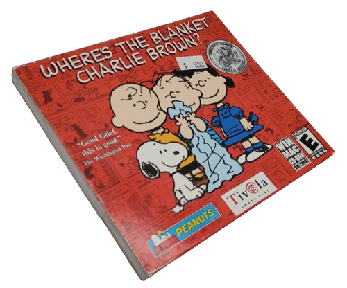 WHERE'S THE BLANKET CHARLIE BROWN ~2002 PC CD-Rom Game / Peanuts ~ NEW Sealed - Picture 1 of 4