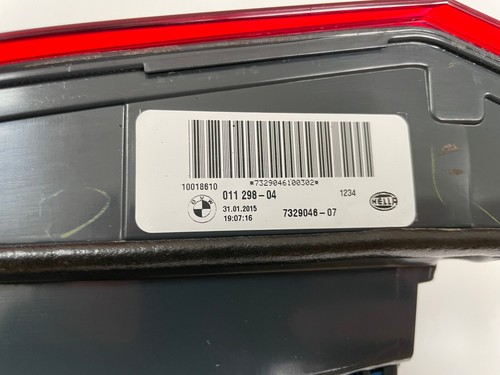 2014 - 2018 BMW X5 Rear Right Passenger Side Inner LED Taillight 7329046-07 OEM - Bild 5 von 6