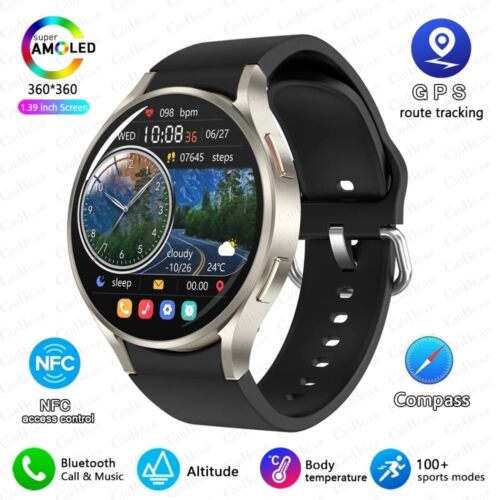 Samsung Galaxy Watch6 40mm Smartwatch Bluetooth - Gold Black watch 6 - Picture 18 of 21