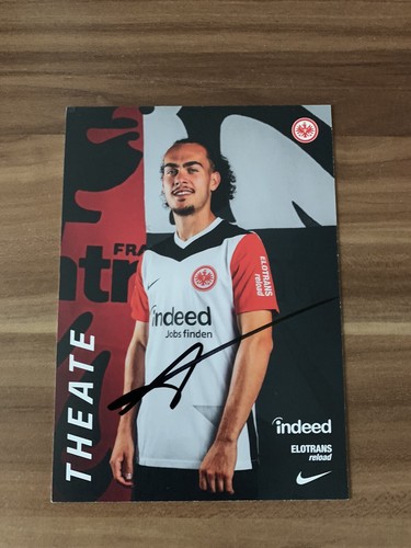 Autogrammkarte von Arthur Theate Eintracht Frankfurt 2024/2025 24/25