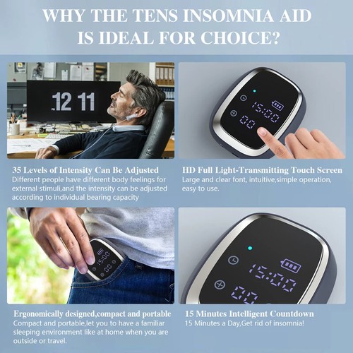 CES Stimulationstherapie Handgerät Angst Depression Schlaftherapie Schlaflosigkeit - Bild 5 von 6