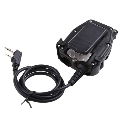 Z Tactical Military Headset PTT Waterproof Adapter For Kenwood Puxing Wouxun - Picture 2 of 4