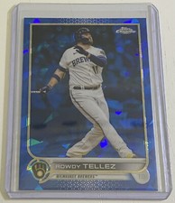 Rowdy Tellez 2022 Topps Chrome Update Sapphire #US114 Milwaukee Brewers