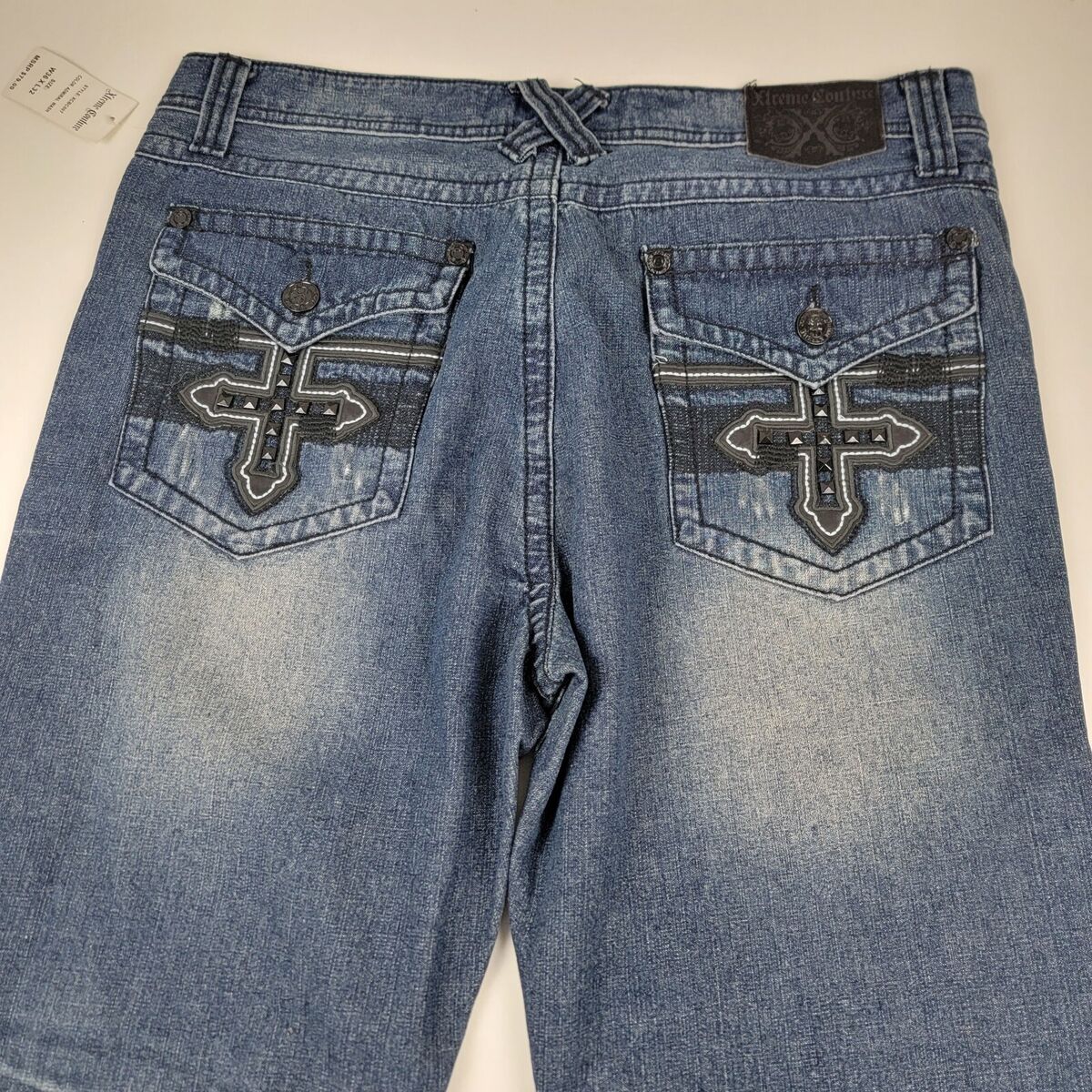Vintage Y2K Xtreme Couture Jeans Affliction Crosses Vintage Y2K Xtreme Couture Jeans Affliction Crosses