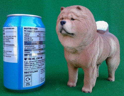 NORTH LIGHT “RED CHOW” DOG - BOXED. - Picture 3 of 12