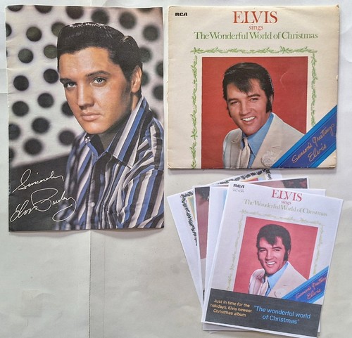 "Elvis Sings The Wonderful World of Christmas" LSP-4579, UK Import W/EXTRAS - Picture 2 of 16